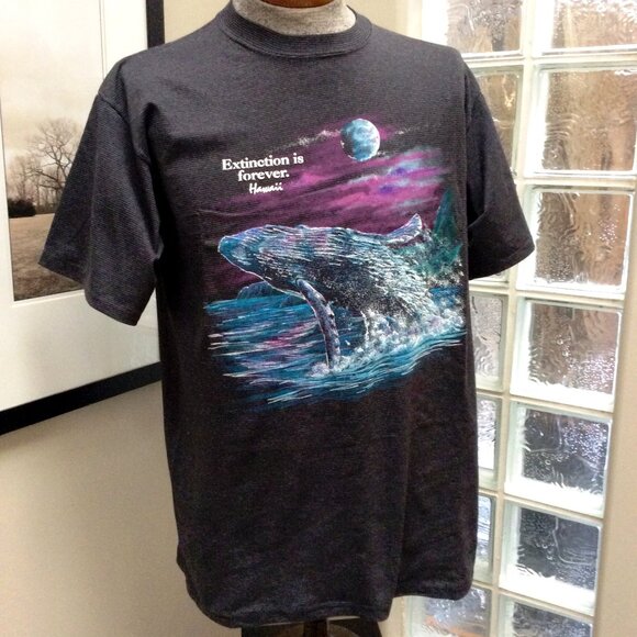 Hawaiian Extinction T-Shirt XL, 3 T-Shirts for $30, Vintage QuikSilver - Picture 1 of 7